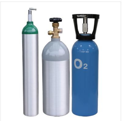 China TC High Pressure Aluminum Alloy Gas Cylinders 0.31L To 14.4L for sale