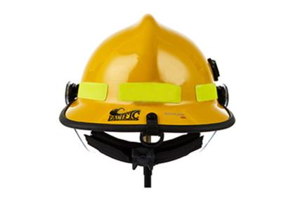 China Gele Brandbestrijder Safety Helmet NFPA Te koop