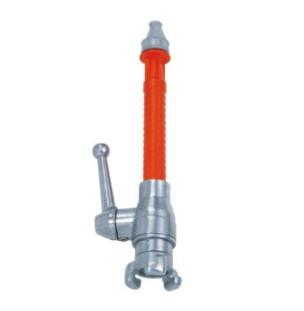 China Spanish Type Aluminum Storz Fire Hose Nozzle With Handle Water Spray for sale