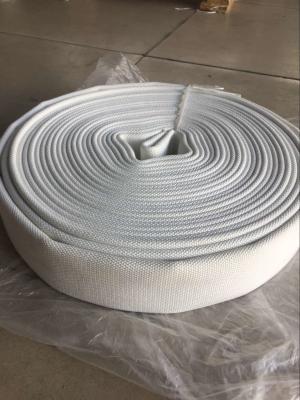 China White EPDM Lined Fire Hose 1'' To 6'' Fire Hose And Nozzle And Coupling for sale