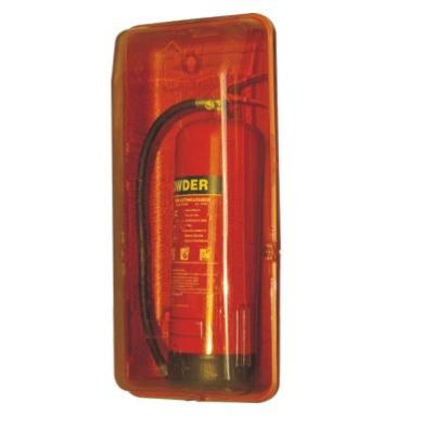 China Red Plastic Fire Extinguisher Cabinet Boxes Fire Hose Reel And Extinguisher Cabinet for sale