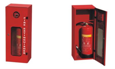 China OEM Fire Extinguisher Cabinet for 4kg 6kg With Transparent Window for sale