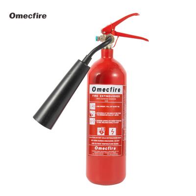 China Portable 2kg CO2 Fire Extinguisher MT2 BSI EN3 For Shop And Supermarket for sale