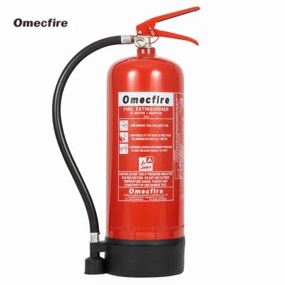 China 6L Portable Water Fire Extinguishers BS EN3-7 Kitemark Approved for sale