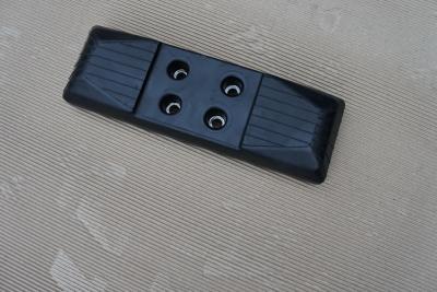 China Custom Excavator Steel Track Pads , Clip On Rubber Pads For Excavators for sale