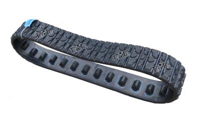 China Less Vibration Continuous Rubber Track For Mini Diggers Unique Treadbar Pattern for sale