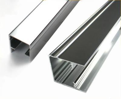 China Square Mechanically Polished Aluminium Profile ,  Extrusion For Building Material for sale