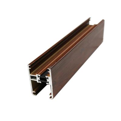 China Wood Finish Wardrobe Aluminium Profile Fair Corrosion Resistance For Window / Doors for sale