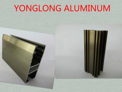 China Decoração de Champagne Anodized Aluminum Profiles For/industrial de oxidação à venda