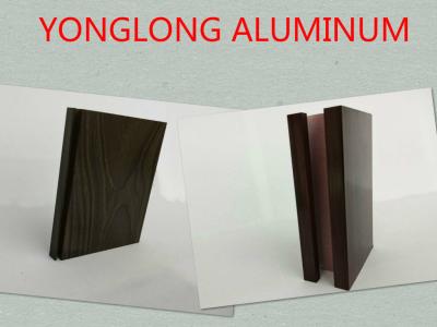 China 6061 / 6063 T3 - T8 Aluminium Door Profiles With Wood Finish / Aluminium Extrusion Profiles for sale