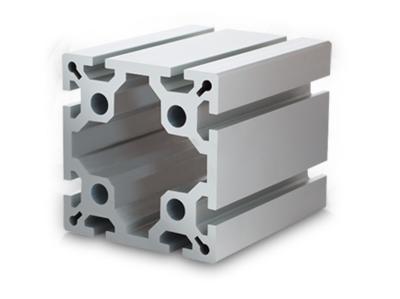 China Industrial Aluminium Frame Material Brackets , T Track V Slot Extrusion Aluminium Profile for sale
