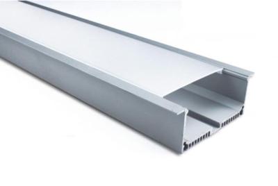 China Extruded Aluminum Led Profile For Led Strips Light / Aluminum Tile Trim Profile for sale