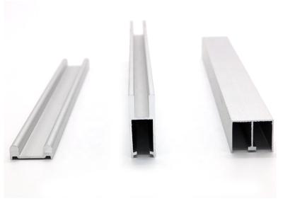 China Perfil de aluminio modificado para requisitos particulares 6000 series del guardarropa, perfil de la pista de la puerta deslizante en venta