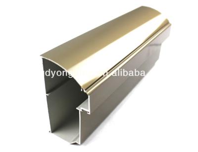 China El perfil de aluminio industrial de la capa de la electroforesis, modifica el perfil de aluminio de la protuberancia para requisitos particulares del cilindro en venta