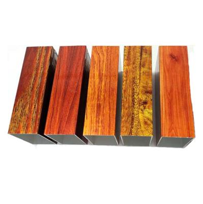 China High Glossy Wood Finish Aluminium Sliding Door Profiles Extrusion For Decoration Frame for sale