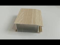 OEM Light Wood Grain Aluminum Profiles for Window/Door/Office/Kitchen/Building