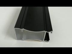 Factory Price 6063 Extruded Matt Black Powder Coating Aluminum Profiles for Glass Curtain Wall