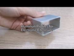 2.0mm Extruded Aluminum Profiles For Housing Electrical Enclosure Electronic Component Case