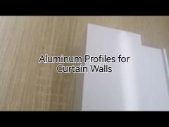 60 Series Aluminum Extrusion Curtain Wall Doors Windows Building Materials