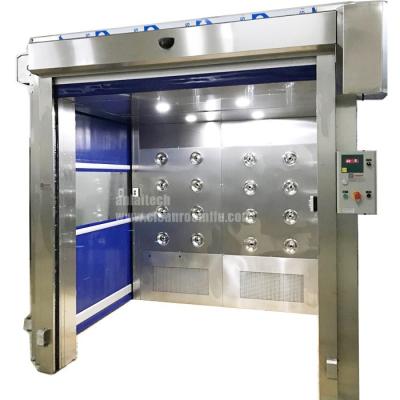 China Fast rolling door cargo air shower for clean room for sale