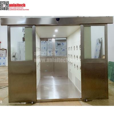 China Double sliding door air shower for clean room for sale