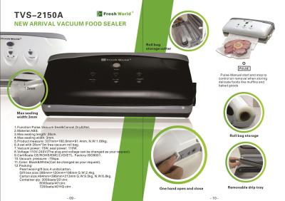 China NEW Vacuum Sealer Packaging Machine Film Sealer Vacuum packer GK-TVS-2150A for sale