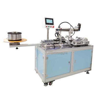 China Nose Strip Bars Automatic Cutting And Attaching Machine 20 - 26pcs/min For KN95 Mask for sale