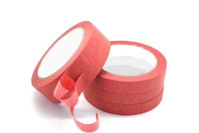 China 50m Heat Resistant Red Masking Tape For Spray Paint for sale