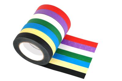 China Indoor Multi Color Crepe Paper Spray Masking Tape for sale
