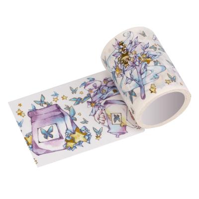 China Notebook Beautification Tearable PET Washi Tape for sale