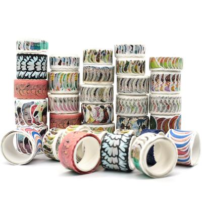 China No Residue Writable CMYK Printed Die Cut Washi Tape for sale