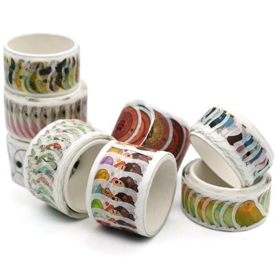 China Japanese Washi Masking Tape Custom Printed Colored Die Cut Washi Tape for sale