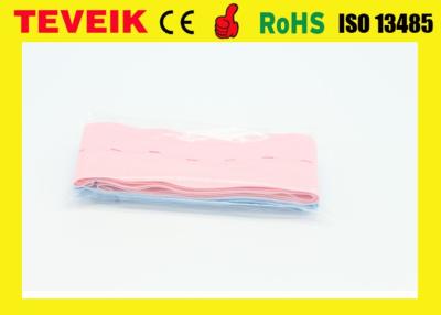 China CE certificated ISO M2208A Disposable CTG Belt With Buttonhole / Fetal Monitor Belt with 60mm Width for sale