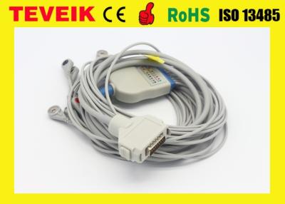 China Cardimax Fx-7102 ECG EKG Cable With Snap / Fukuda Denshi Patient Monitor for sale