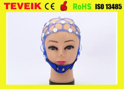 China New Separating 20 Leads EEG Cap without electrodes, Medical EEG Hat for Hospital for sale