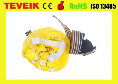 China hot sale medical EEG cap with Tin electrode 20 leads EEG hat with best price for sale