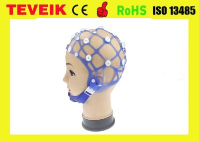 China Rubber Material EEG Cap Separating Neurofeedback 20 Electrode 1 Year Warranty for sale