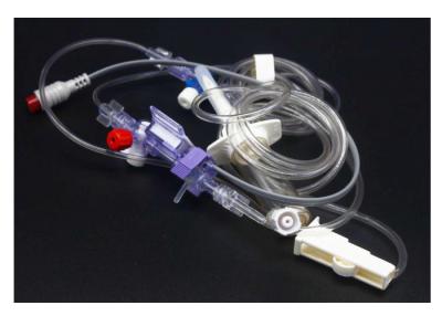 China HP Disposable IBP Transducer Single Channel Kit Blood Pressure IBP Transducer for sale