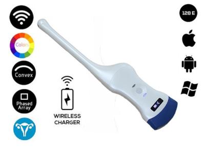 China 3 In 1 Portable Ultrasonic Transducer Probe Convex Transvaginal Cardiac Wireless Ultrasound Wifi for sale