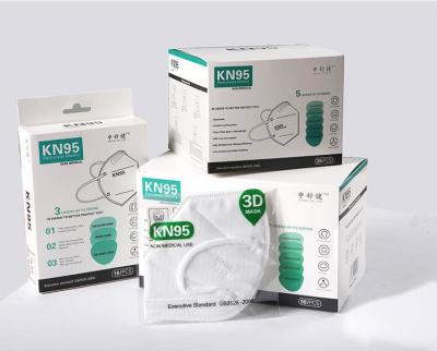China Kn95 Mask Respirator 15*10.2cm KN95 5 Ply Meltblown Ambu Disposable Face Mask for sale