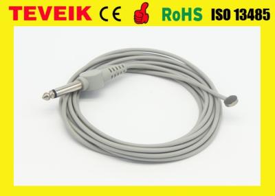 China 6.3mm Plug Skin Temperature Probe , Rectal Temperature Probe 402 10 ft for sale