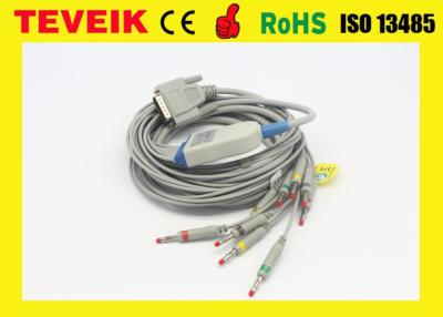 China Nihon Kohden EKG Cables for Cardiofax,  40Pin 12 channels,NK ECG cable for sale