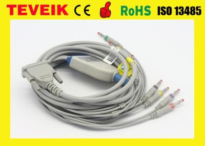 China Nihon Kohden EKG Cable for Nihon Kohden: ECG-9620,ECG-9020 ECG-9022,ECG-9010 ECG-9110 for sale