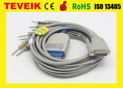 中国 ECG-8420、ECG-9132 ECG-906N ECG-101,101G 1200,300,300GのためのNihon Kohden EKGケーブル 販売のため
