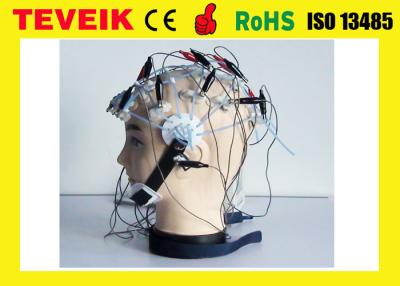 China Preço de fábrica Neurofeedback que separa o chapéu médico do EEG de 20 ligações com o elétrodo de cobre chapeado de prata à venda