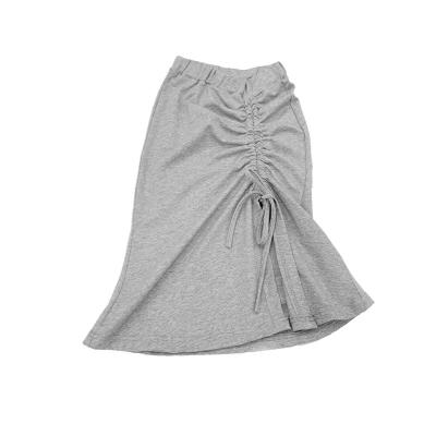 China New Breathable Fashion Knitted Pleated Skirt Children Stacked Clothes Little Girl Skirts for sale