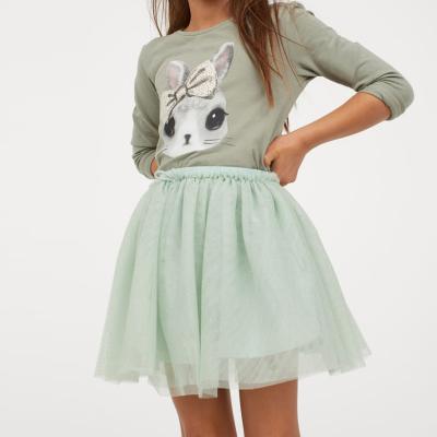 China Wholesale Elastic Waist Summer Mini Tutu Skirt Kids Clothes Girl Breathable Tulle Skirt for sale