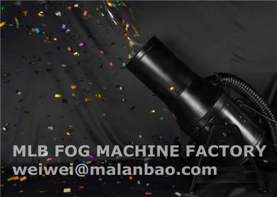 Chine Partie supérieure électrique automatique professionnelle de machine de canon de confettis 15 mètres à vendre