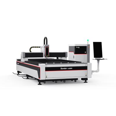 China 1000W 1500W 3000W CNC Fiber Laser Cutting Machine For Iron Aluminum Sheet for sale