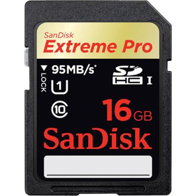 China SanDisk 16 GB SDHC Card Extreme Pro Class 10 UHS-I Price $16.9 for sale